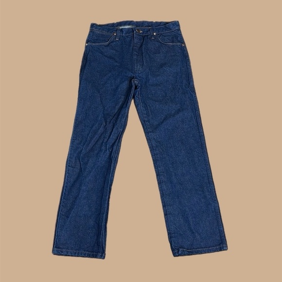 Wrangler Men’s Regular Fit Straight Leg Jeans in Blue Sz 34x30 - Picture 1 of 11